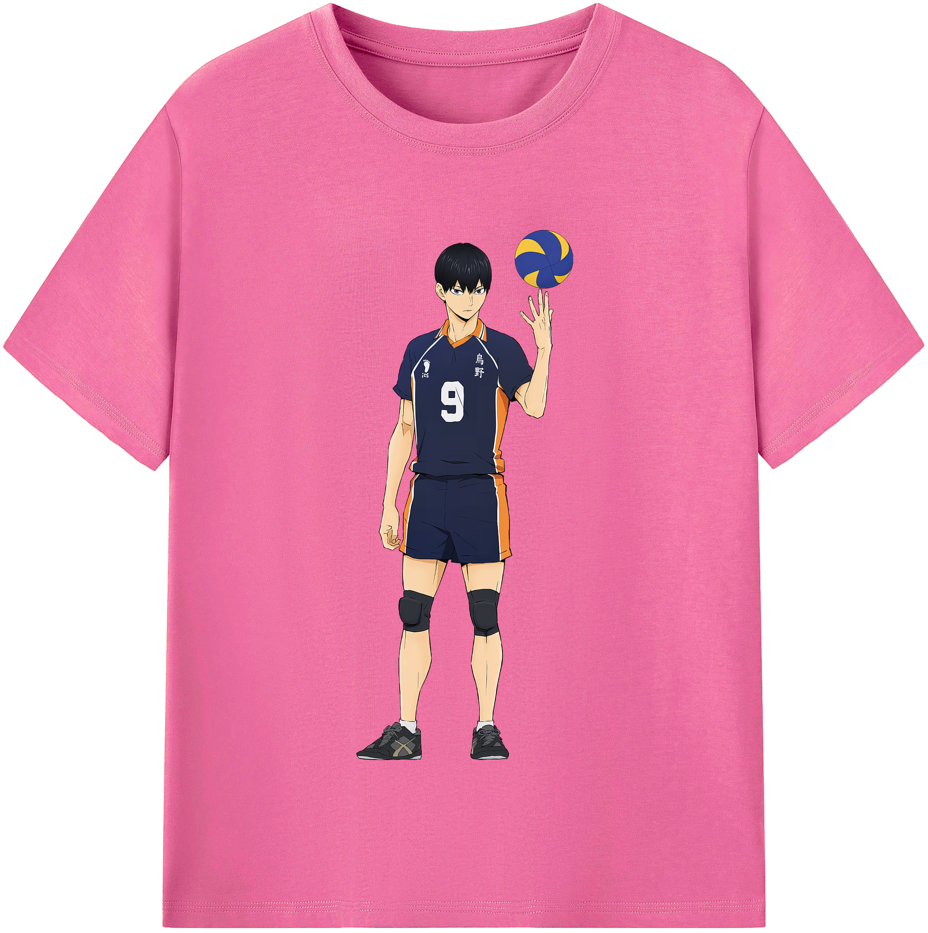 （画像用） ハイキュー!! Haikyu!! レディースカジュアルプリントTシャツ（綿100％）
